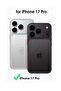 iPhone 17 Pro Case Magnetic Wireless Charging Compatible Matte Glass Slim Shockproof Cover - 2