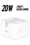 20W Foldable Fast Charging Wall Adapter Compatible with Apple iPhone 12 Pro Max/11 Pro Max/SE, iPad White