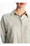 Striped Oversize Women's Shirt Tunic - 3