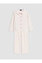 Esvab • Modern & Distinctive Shirt Roba Collar Girls' Pajama Set