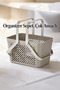 5-Piece Gray Basket with Handles Multi-Purpose Kitchen Bathroom Organizer Set - 4
