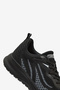 Men Reed Memory Foam Lace-Up Running Shoes-Black - 6