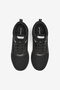 Men Reed Memory Foam Lace-Up Running Shoes-Black - 2
