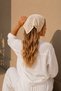Cream Shk2006 Women's Hand Knitted Bohemian Mesh Bandana Hair Band - 2
