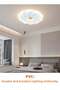 Modern LED Ceiling Light 80W, 3 Color Changing Flush Mount Fixture, 6000LM Super Bright, Round PVC Ceiling Lamp - 3