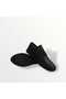 706L Black Perforated Air-Permeable Leather Orthopedic Plus-Size Men's Sneakers - 6