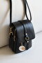 Double Zippered Cross Strap Women's Shoulder Bag En16 Length22