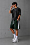 Men's Lycra Combed Cotton Striped Detail Shorts - 2