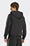 Jm1695 Holiday 3-Stripes Full-Zip Hoodie Black Men's Jacket - 2