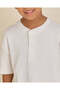 Boys Ivory And Blue T-Shirts Pack of 2 - 5