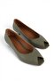 Jerry Genuine Leather Open Toe Heeled Shoes
