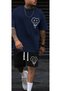 Unisex Oversize Shorts Set Short Sleeve T-Shirt Comfortable Fit Summer Casual Sports