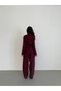 Elara Belt Detailed Relaxed Fit Blazer and Trousers Set - 3