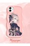 Samsung Galaxy A04 Compatible Case Camera Protector Pink Silicone Couple Phone Case Girl Pattern - 2
