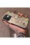 Oppo A5 Pro 5g Compatible Silicone Edge Hard Back Case Couple Phone Case with Floral Pattern - 2