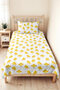 Yellow Chick Children's Room Single Pique Set - White Pastel 160X220 cm Quilted Bedspread - 5