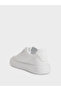 White 100% Leather Sneaker Shoes 50324386-Vr013 - 4