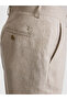 Beige Loose Fit Canvas Trousers 50324507-Vr011 - 6