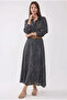 Batik Patterned Organic Fabric Shirt Skirt Lined Set - 2