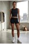 Waist Foldable Detailed Short Sports Shorts