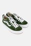 Women Skate Lizzie Low Lace Up Skateboarding Shoes, Green - 2