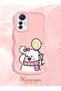 Mi 12 Lite Compatible Case Camera Protector Pink Silicone Couple Phone Case Cat Pattern - 2