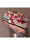 Samsung Galaxy A73 Compatible Silicone Edge Hard Back Case Couple Phone Case with Floral Pattern - 2
