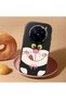 Vivo X200 Pro Compatible Case Camera Protective Black Silicone Couple Phone Case Cute Patterned - 2