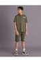 Senior Boys Olive Active Shorts - 5