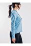 Soft Textured Hooded Women's Knitwear - 4