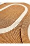 Wicker, Jute, Kilim, Doormat, Kitchen Rug, Bathroom Mat, Carpet, Floor Mat, Set of 2 Oval - 7