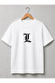 Death Note Designed Unisex Oversize Cotton Tshirt - 2