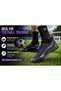 Men's Football Turf Shoes Lightweight Lace-Up Training Shoes Black/Purple EU 38 - 7