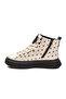 Beige-Black Girls' Boots Aisha F - 4