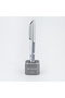 Premium Metal Pen Stand, Aluminum Desktop Pen Holder, Heavy Base Single Pen Holder Organizer, Compatible with Fountain Pens, Rollerball Pens, and Stylus Pens, Office Desk Accessory Gray - 4
