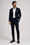 Men's Slim Fit Italian Cut Modern Cut Suit Jacket Trousers - 2