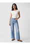 Original Kayık Yaka Women's Ribbed T-Shirt - 2