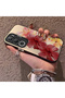 Vivo Y19S Compatible Silicone Edge Hard Back Case Couple Phone Case with Floral Pattern - 2