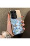 Infinix Note 50 Pro 4g Compatible Silicone Edge Hard Back Case Couple Phone Case with Floral Pattern - 3