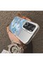 Vivo Y19S Compatible Silicone Edge Hard Back Case Couple Phone Case with Floral Pattern - 4