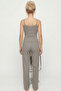 Green Lace Bürümcük-Krınkıl Rope Strap Pajama Set 8059 - 3