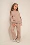 Girl's Printed Yellow Long Sleeve Tracksuit Set Us2707-C-V3 - 2