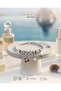 Women's Silver Color Steel Bracelet with Dangle Cherry Star Charm - 5