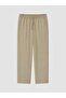 Xside Beige Relax Fit Linen Look Men's Trousers