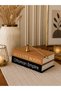 Set of 2 Fabric Decorative Book Boxes – Book-Looking Hidden Storage Box - Home Decoration - 4