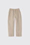 Boy's Beige Muslin Pants