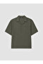 Xside Khaki Relax Fit Men's Textured Shirt - 5