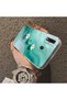 Samsung Galaxy A20 Compatible Silicone Edge Hard Back Case Couple Phone Case with Floral Pattern - 4
