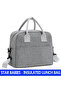 Star Babis Insulated Lunch Bag-Grey - 2