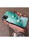 Samsung Galaxy A04E Compatible Silicone Edge Hard Back Case Couple Phone Case with Floral Pattern - 2